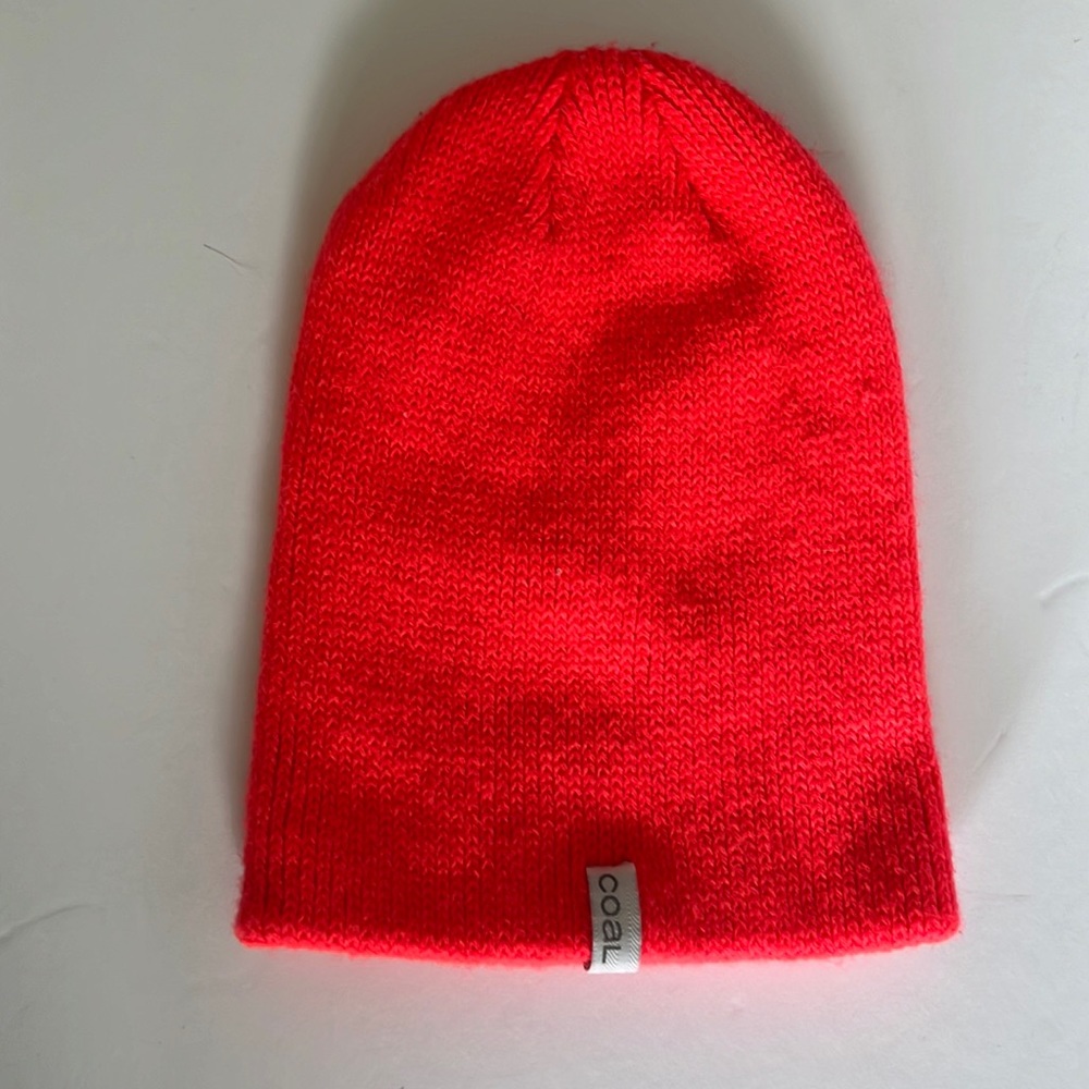 Bright pink Coal beanie